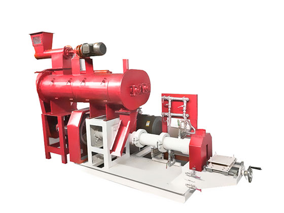 Wet Type Extruder Fish Feed Pellet Machine